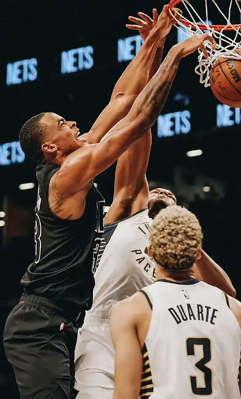 步行者鏖战篮网，戈贝尔扛起全队