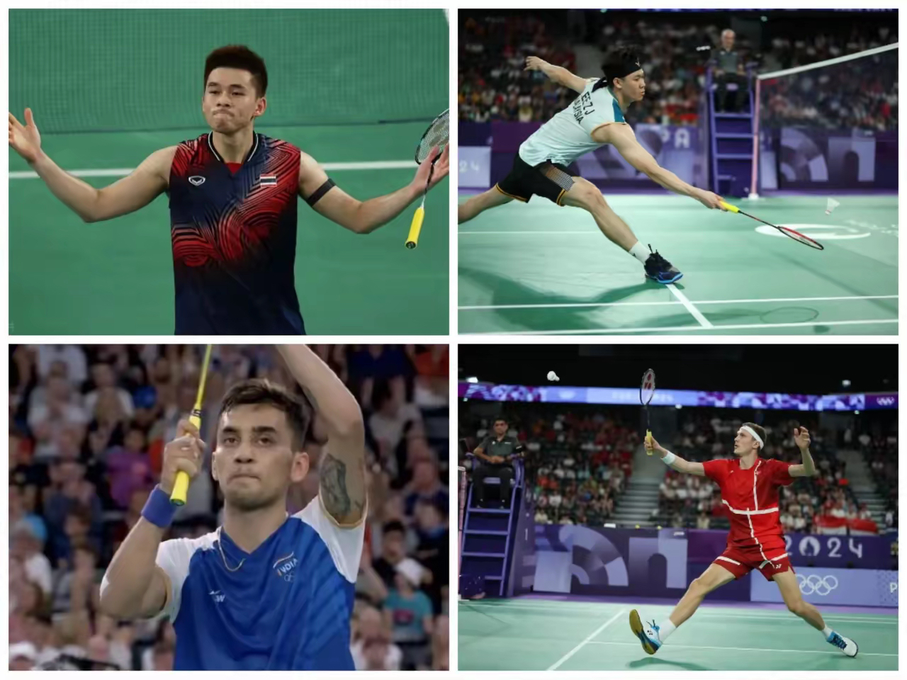 中国羽毛球队逆转印度羽毛球队，安赛龙关键制胜