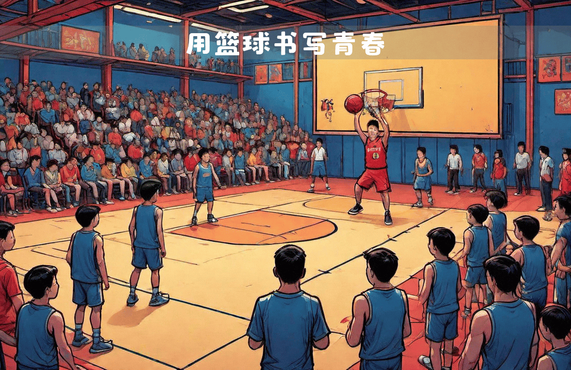 篮球赛场上掀起一场精彩绝伦的青年对决